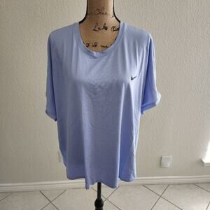 Nike blue breathable active athletic workout shirt‎ plus size 3X NEW!!!